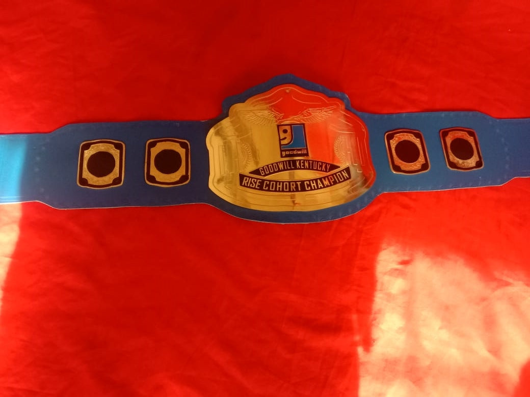 Custom Name and Goodwill Logo Wrestling Championship Belt - Customize Wrestling Belts