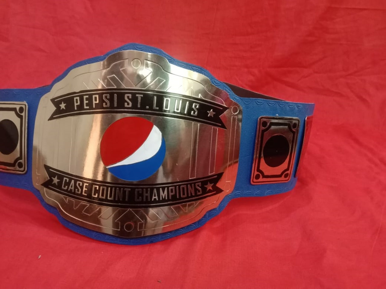 Custom Name and Pepsi Ball Logo Wrestling Championship Belt - Customize Wrestling Belts