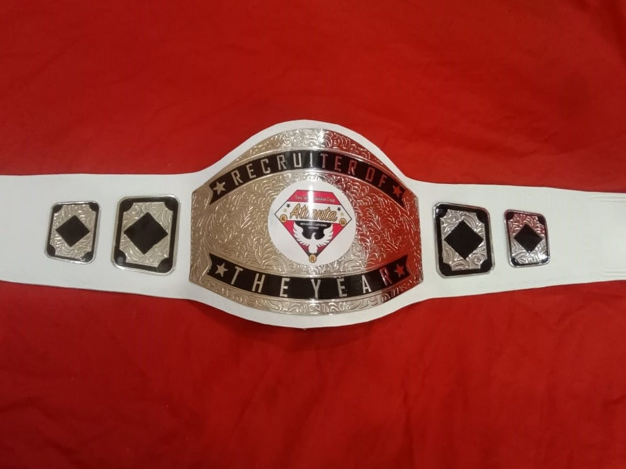 Custom Name and Atlanta Eagle Logo Wrestling Championship Belt - Customize Wrestling Belts