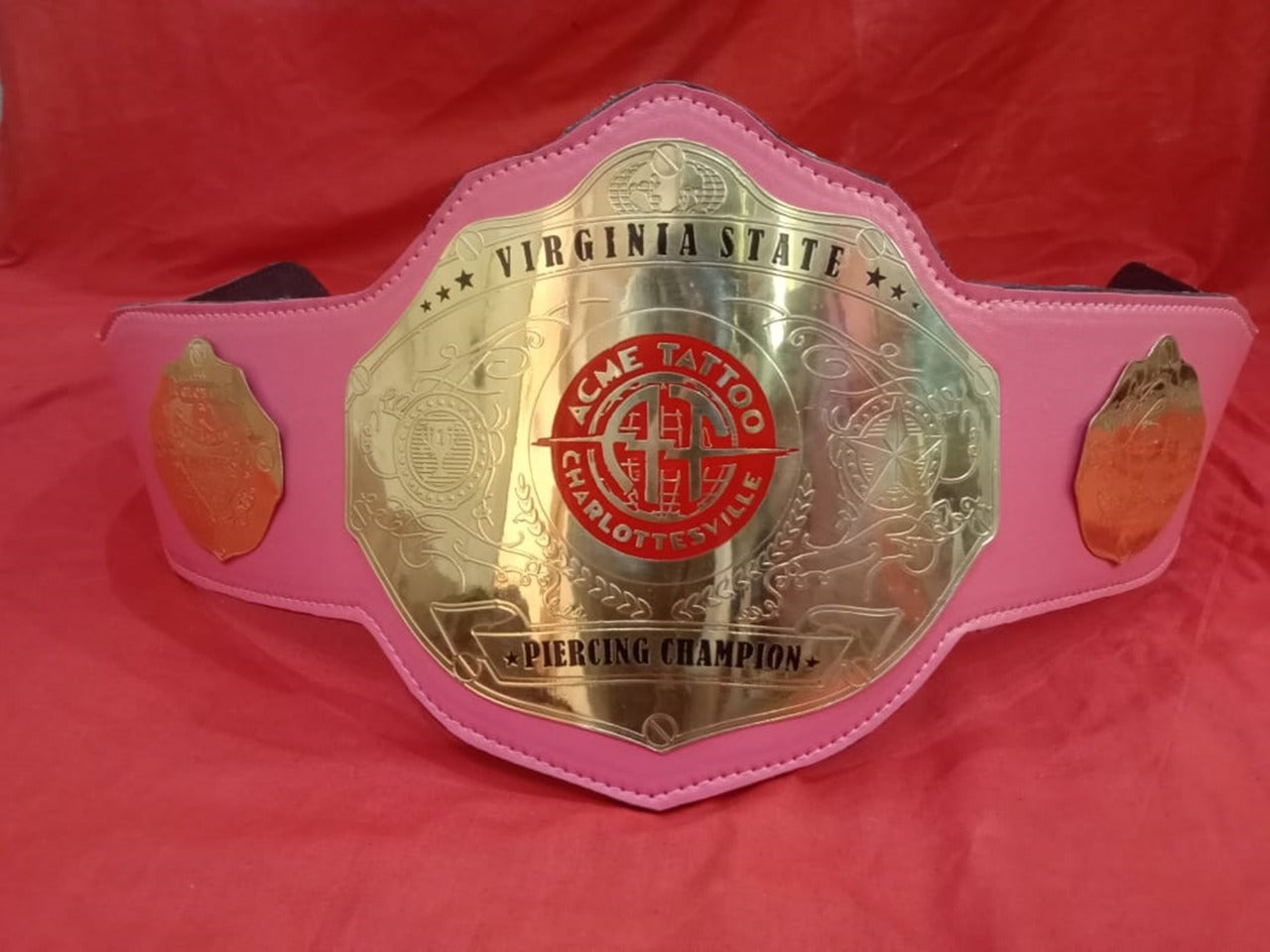 Custom Virginia State Championship Belt - Customize Wrestling Belts