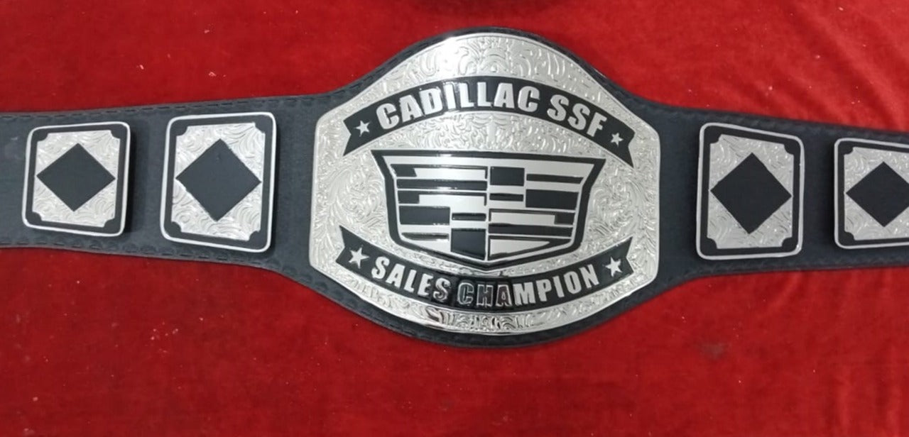 Custom CADILLAC SSF Logo For Wrestling Championship Belt - Customize Wrestling Belts