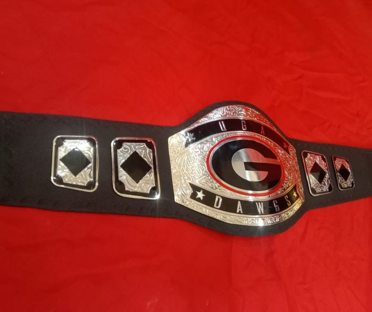 Custom Name and G Logo Wrestling Championship Belt - Customize Wrestling Belts