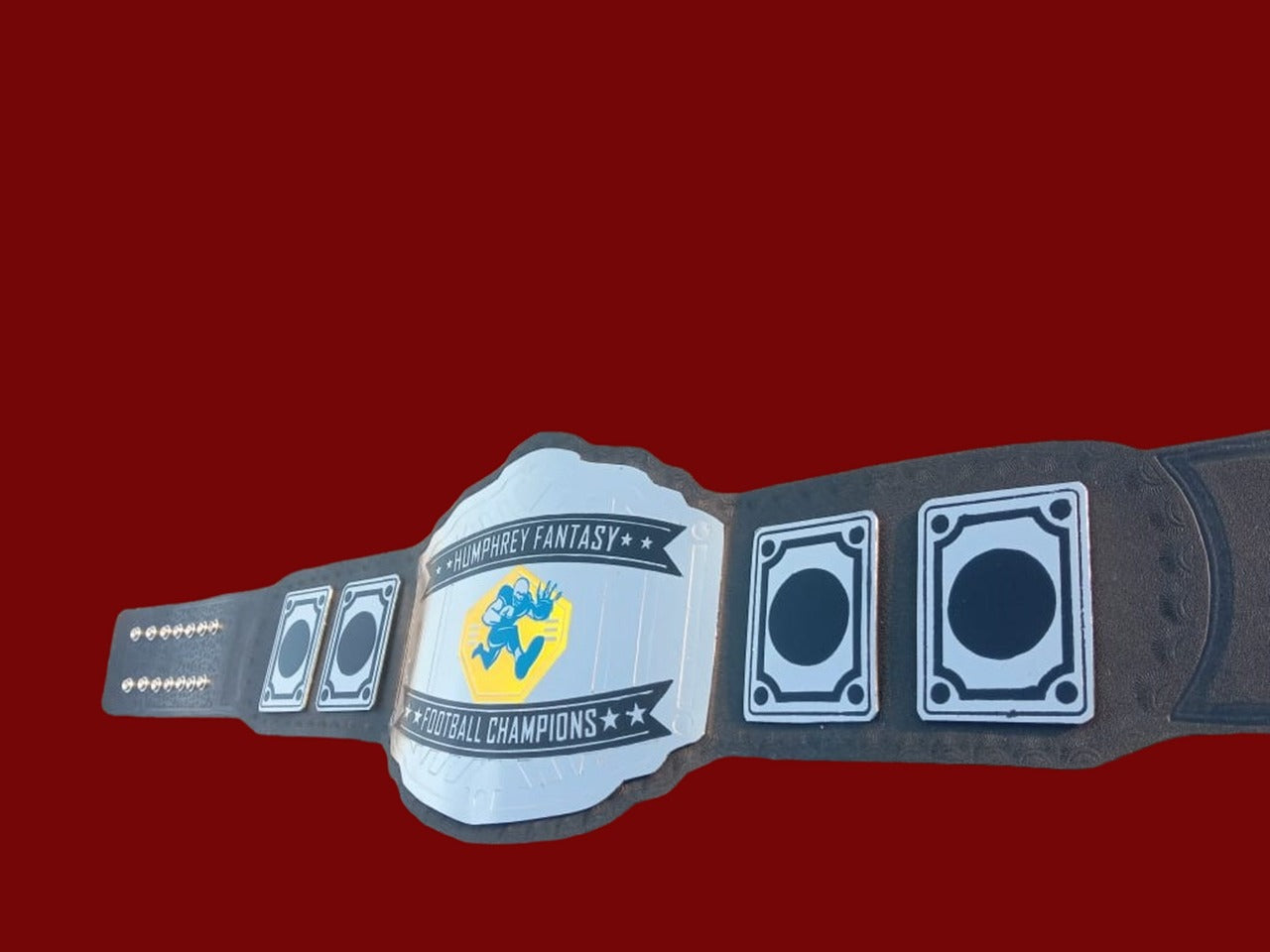 Custom Name and Base Ball Player Logo Wrestling Championship Belt - Customize Wrestling Belts