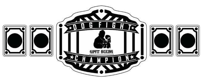 Custom Name and Gipfit Boxing Logo Wrestling Championship Belt - Customize Wrestling Belts