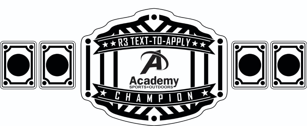 Custom Name And Academy Logo Wrestling Championship Belt - Customize Wrestling Belts