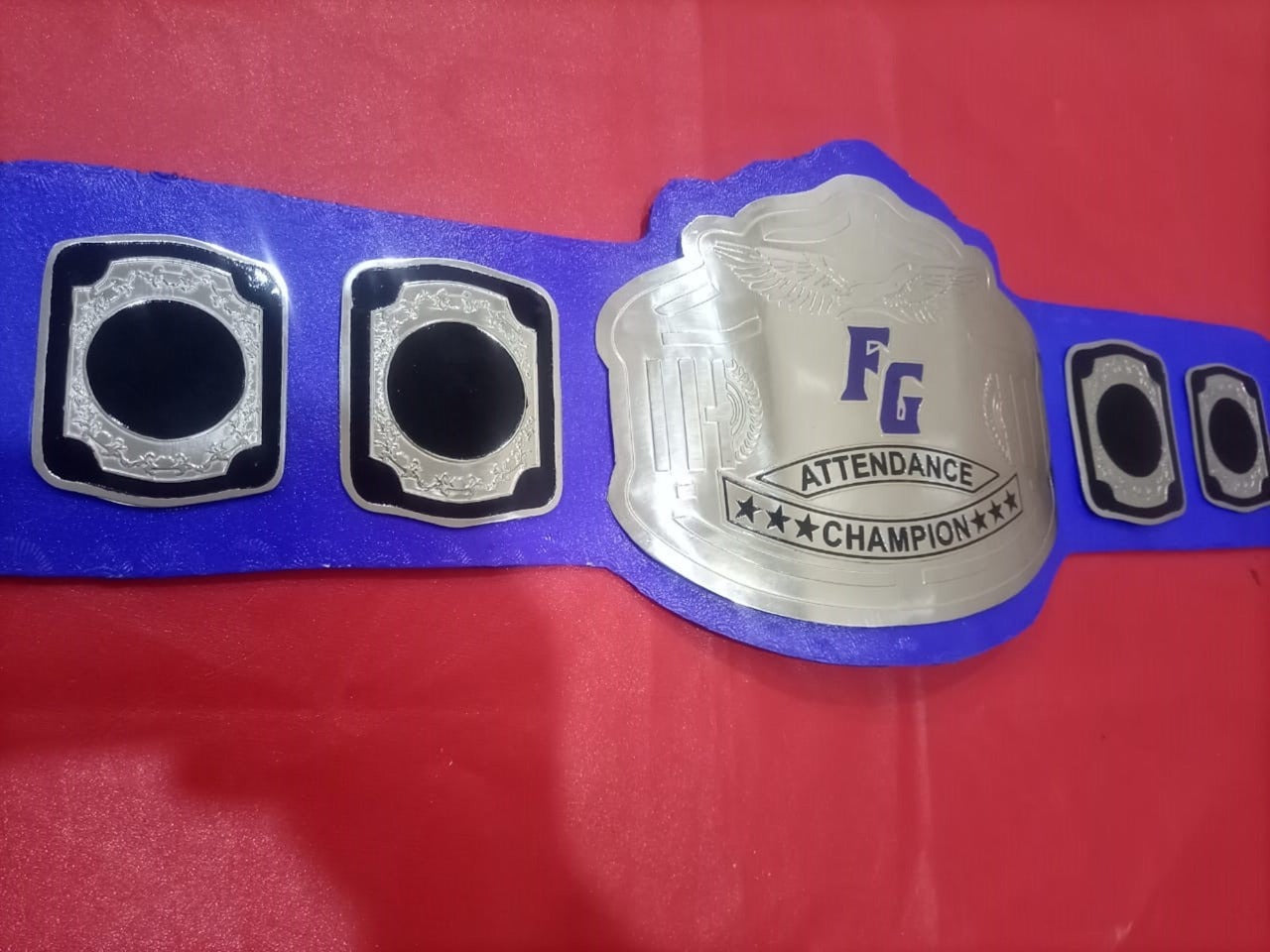 Custom Name and FG Logo For Organization Wrestling Championship Belt - Customize Wrestling Belts