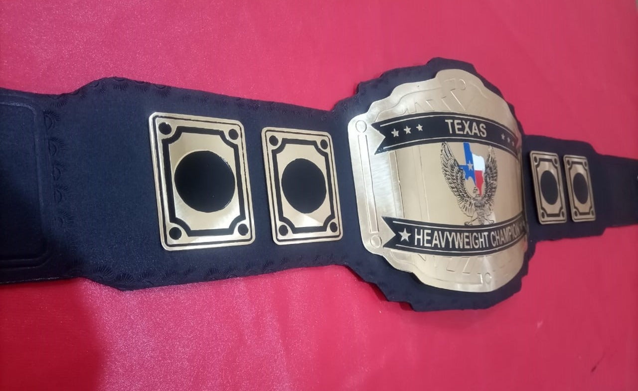 Custom Texas Heavyweight Championship Belt - Customize Wrestling Belts