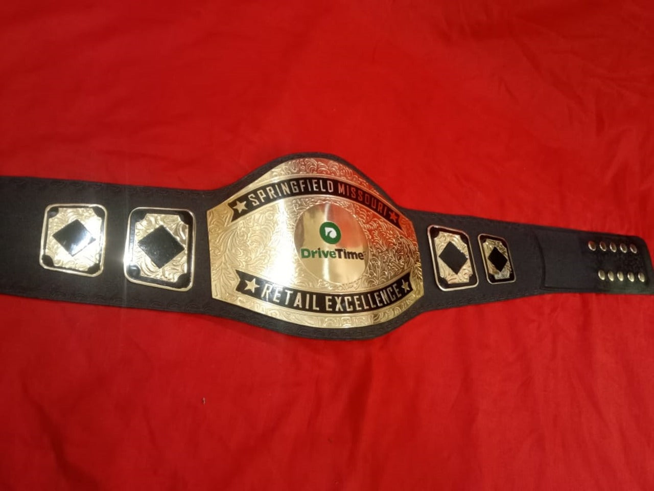 Custom Name and Drive Time Logo Wrestling Championship Belt - Customize Wrestling Belts