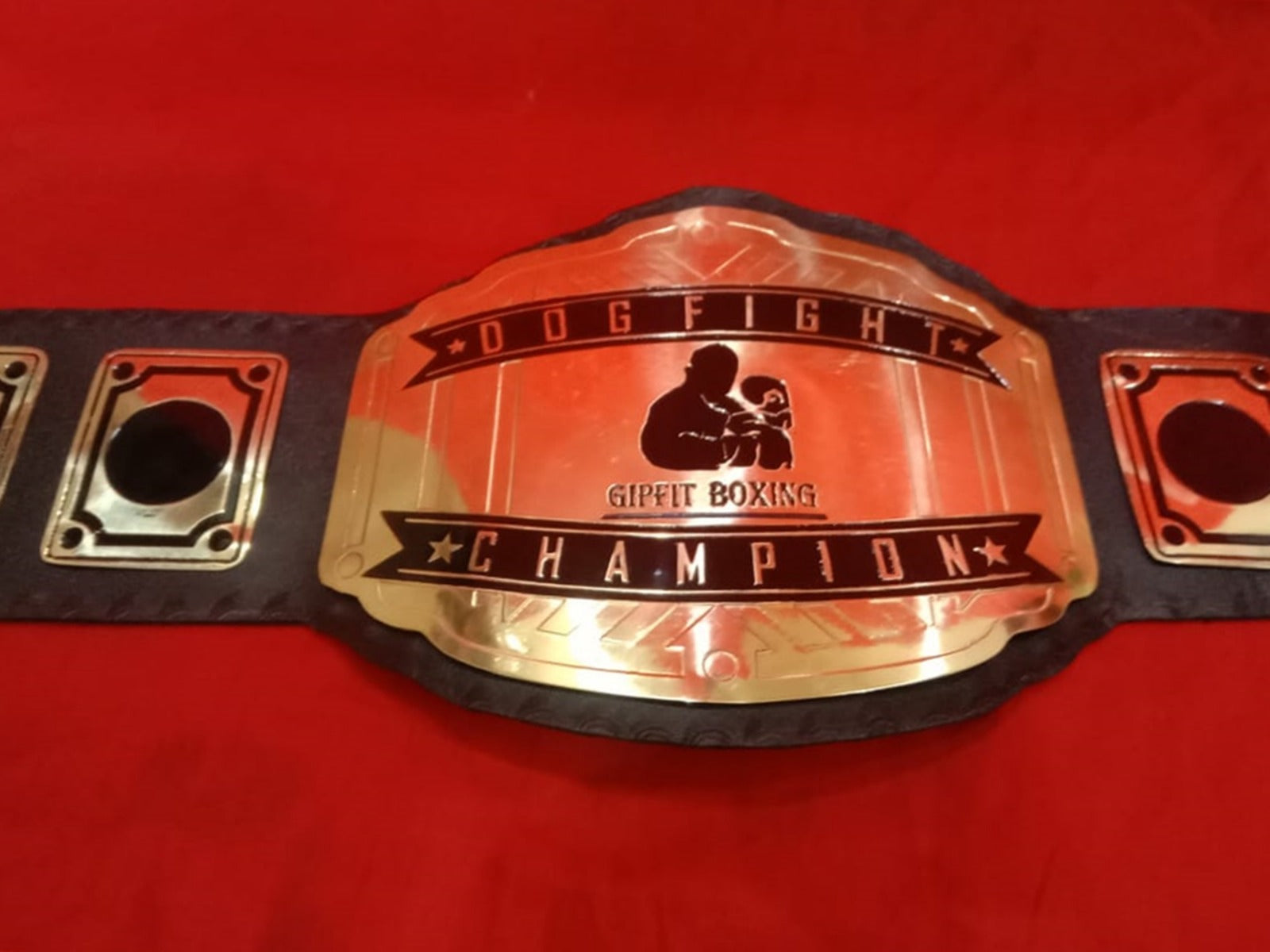 Custom Name and Gipfit Boxing Logo Wrestling Championship Belt - Customize Wrestling Belts