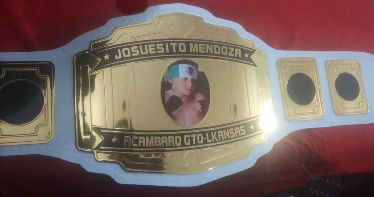 Custom Name and Add Your Picture Logo Wrestling Championship Belt - Customize Wrestling Belts