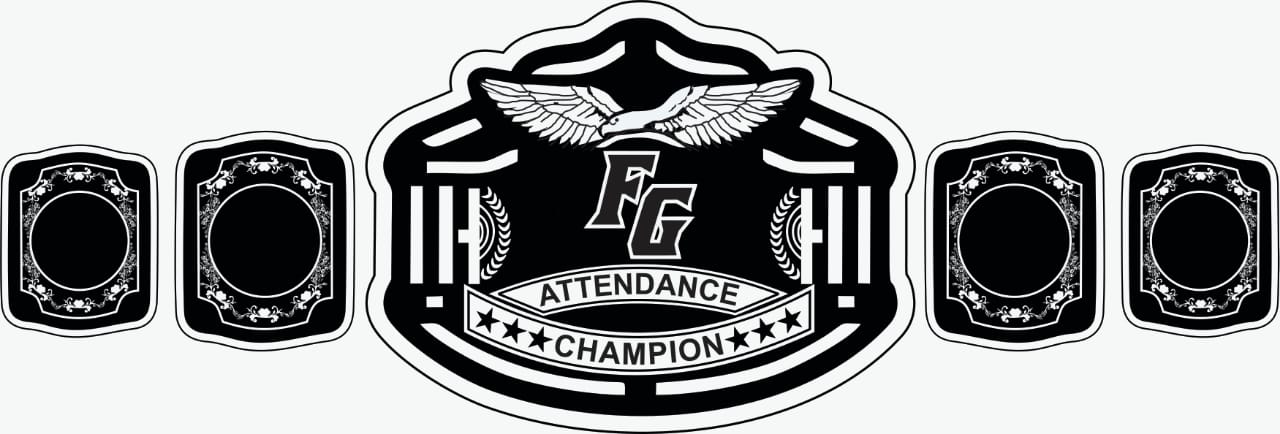 Custom Name and FG Logo For Organization Wrestling Championship Belt - Customize Wrestling Belts