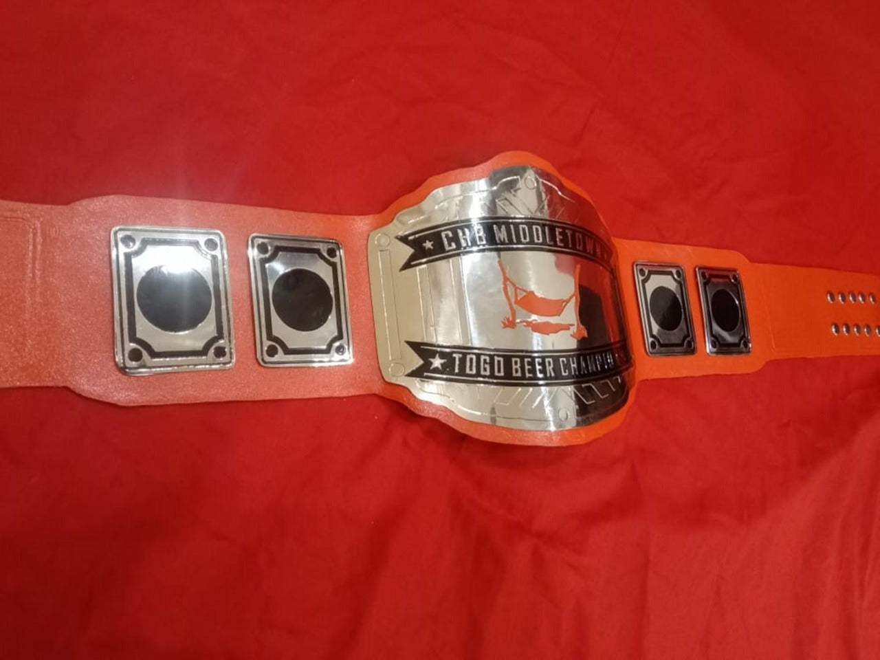 Custom Name and Net Woven Sling Logo Wrestling Championship Belt - Customize Wrestling Belts