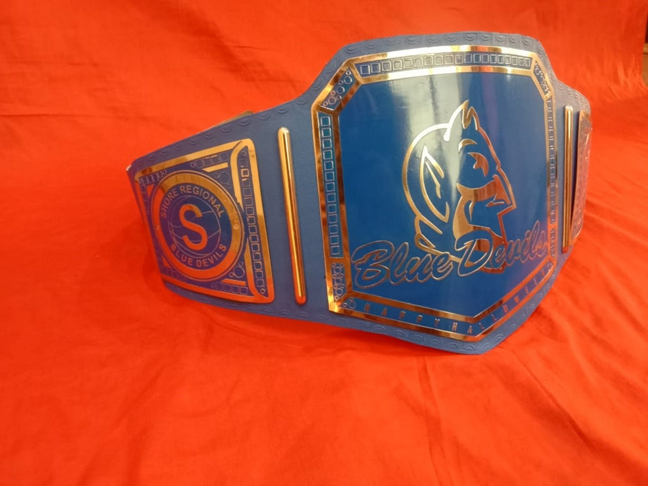 Universal Championship Replica Title Belt Blue Brass 2MM Adult Wrestling  Belt