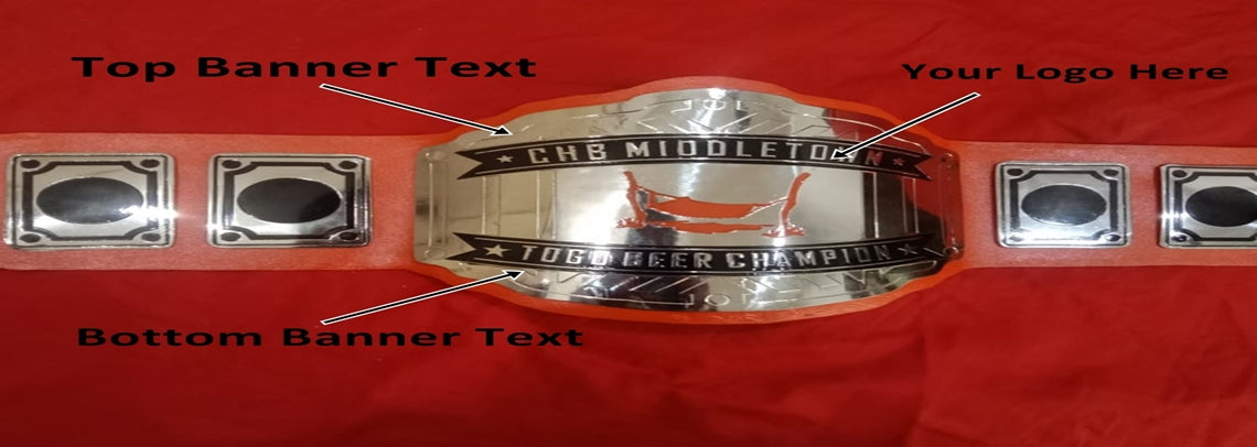 Custom Name and Net Woven Sling Logo Wrestling Championship Belt - Customize Wrestling Belts