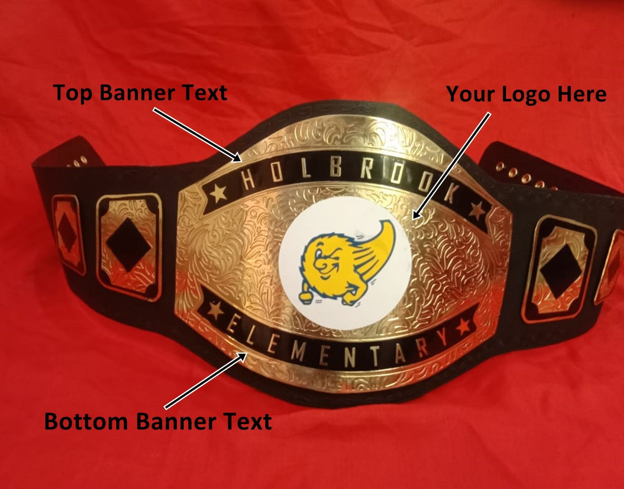 Custom Emoji Wrestling Championship Belt - Customize Wrestling Belts