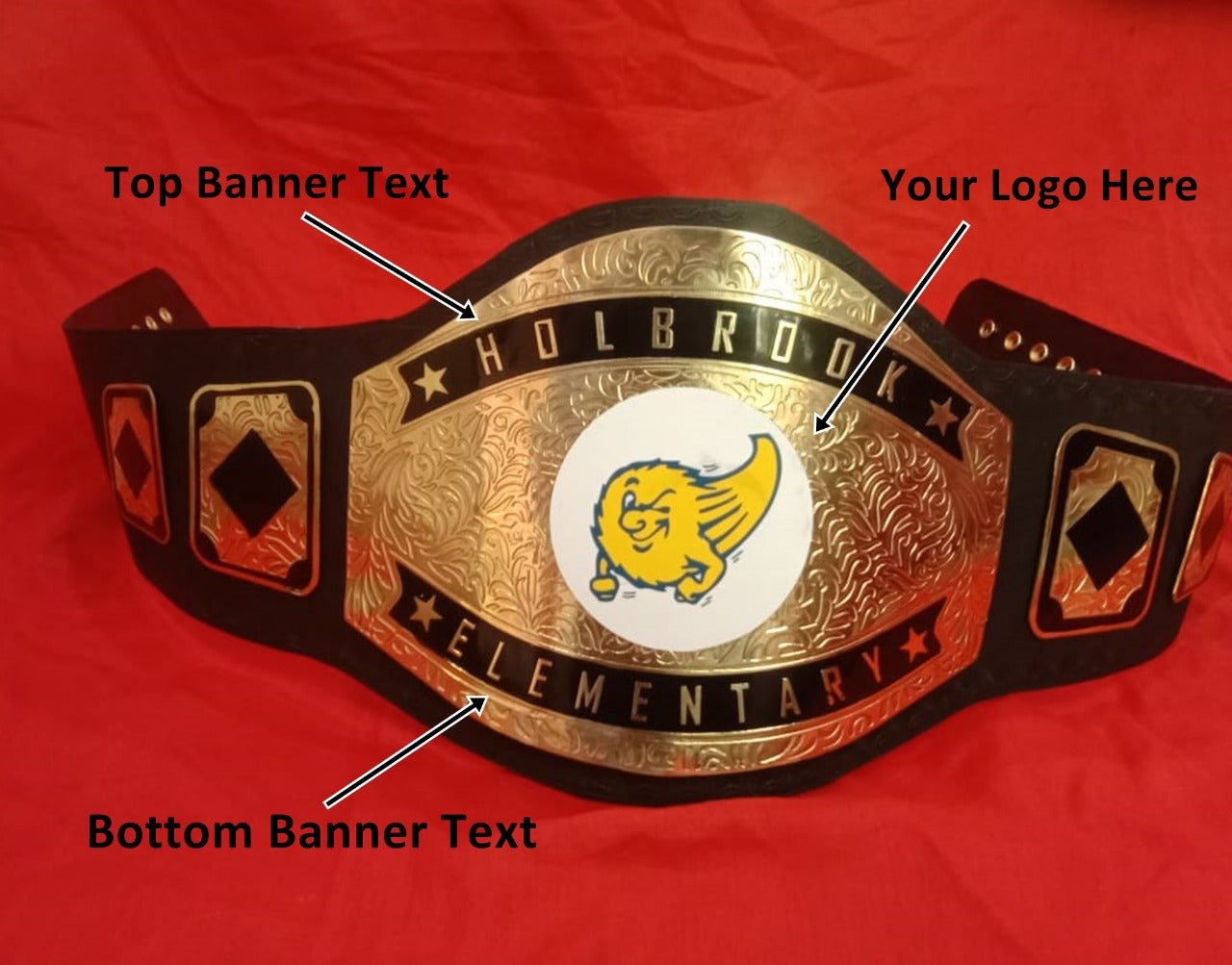Custom Emoji Wrestling Championship Belt