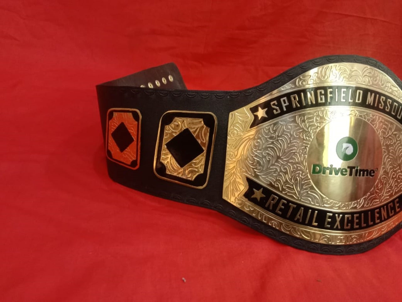 Custom Name and Drive Time Logo Wrestling Championship Belt - Customize Wrestling Belts