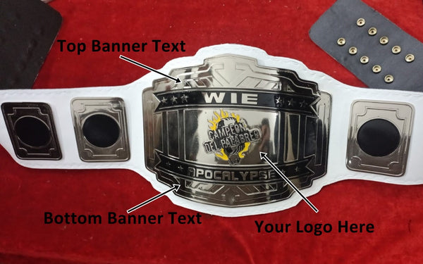 Custom Name and Campeon Del Pala Br Logo Wrestling Championship Belt