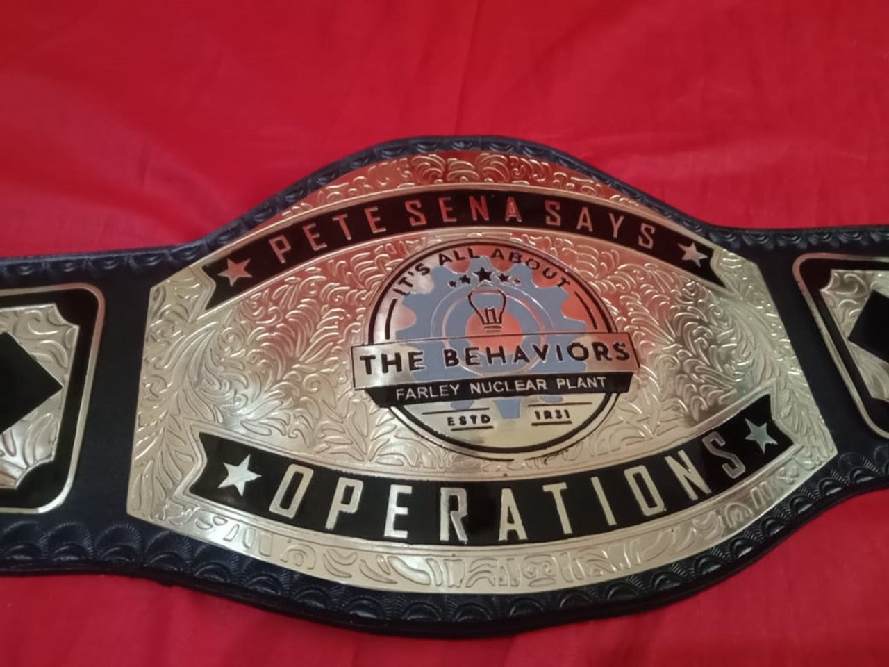 Custom Name and Bulb Logo For Your Firm Wrestling Championship Belt - Customize Wrestling Belts