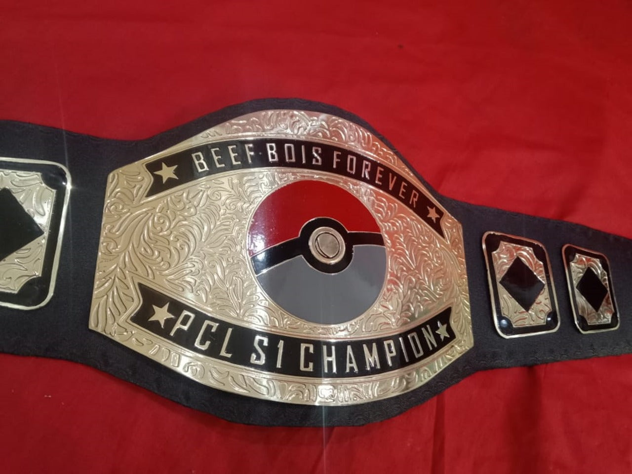 Custom Pokémon Ball Logo Wrestling Championship Belt - Customize Wrestling Belts