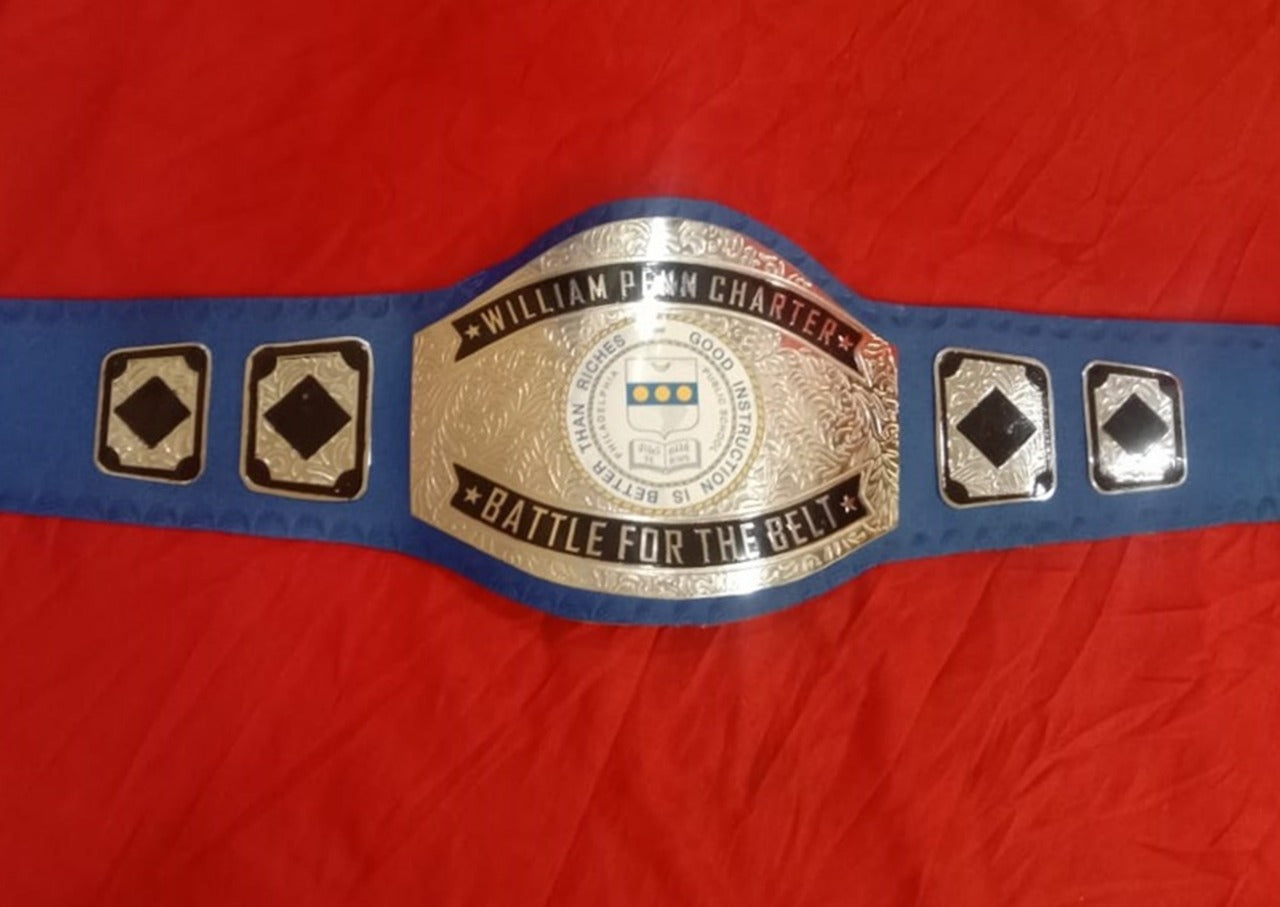 Custom Name and School Logo Wrestling Championship Belt - Customize Wrestling Belts