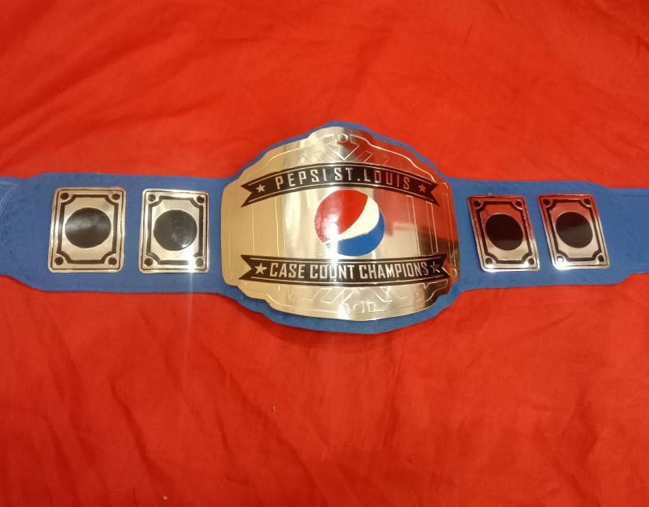 Custom Name and Pepsi Ball Logo Wrestling Championship Belt - Customize Wrestling Belts