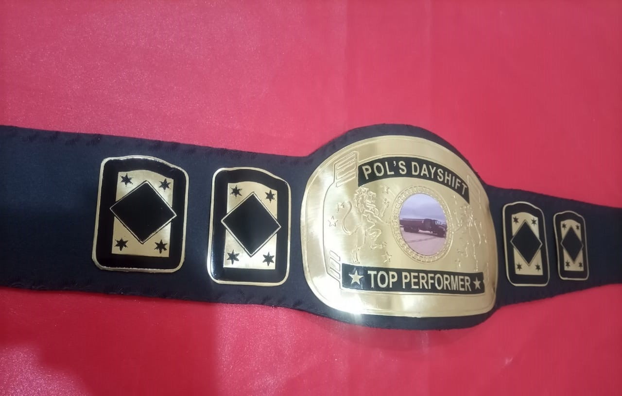 Custom Name and Military Truck Logo Wrestling Championship Belt - Customize Wrestling Belts