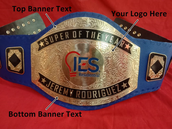 Custom Name And Bulb IES Residential Logo Championship Belt