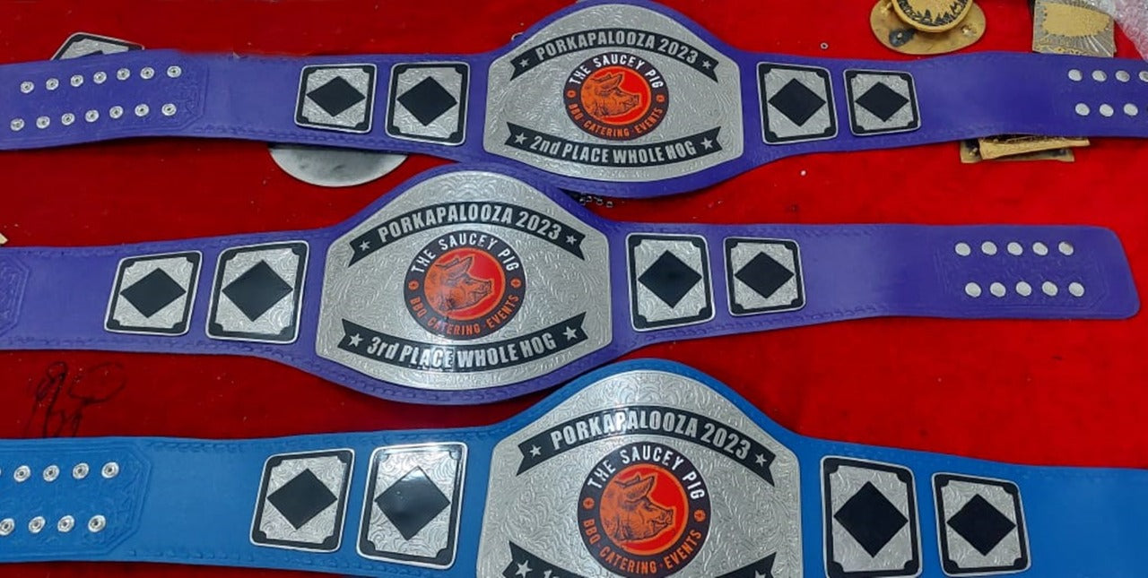 Southern Heavyweight Wrestling Championship Leather Belt