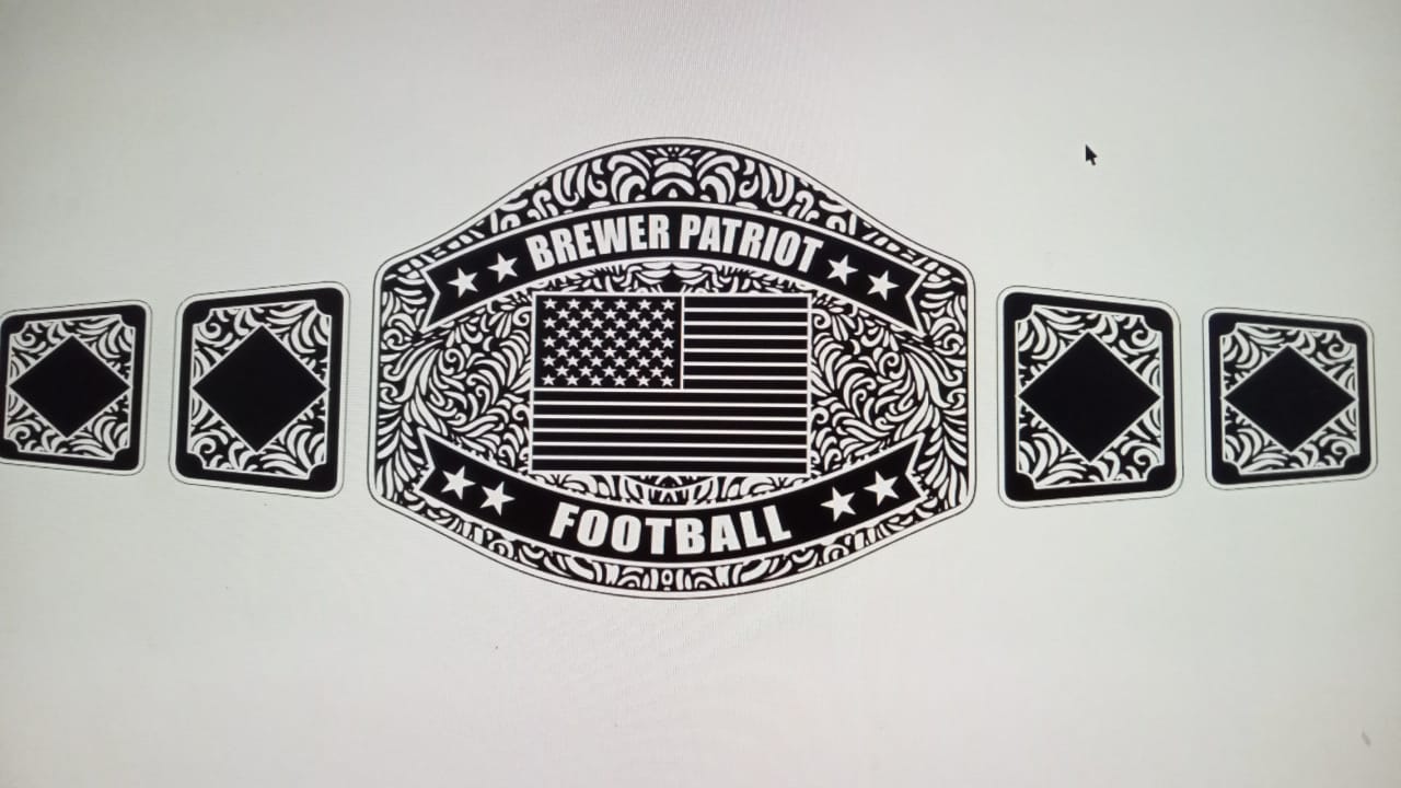 Custom Name and American Flag  Logo Wrestling Championship Belt - Customize Wrestling Belts