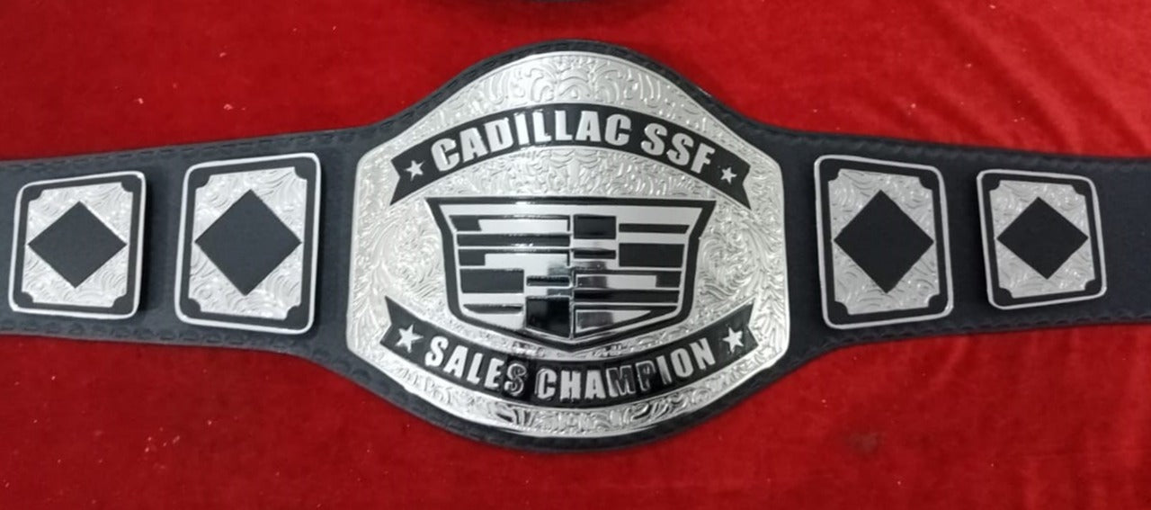 Custom CADILLAC SSF Logo For Wrestling Championship Belt - Customize Wrestling Belts