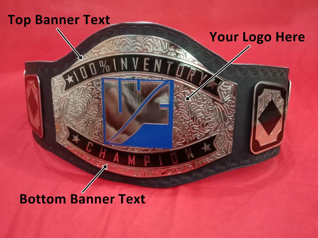 Custom Name and Logo For Your Firm Wrestling Championship Belt - Customize Wrestling Belts