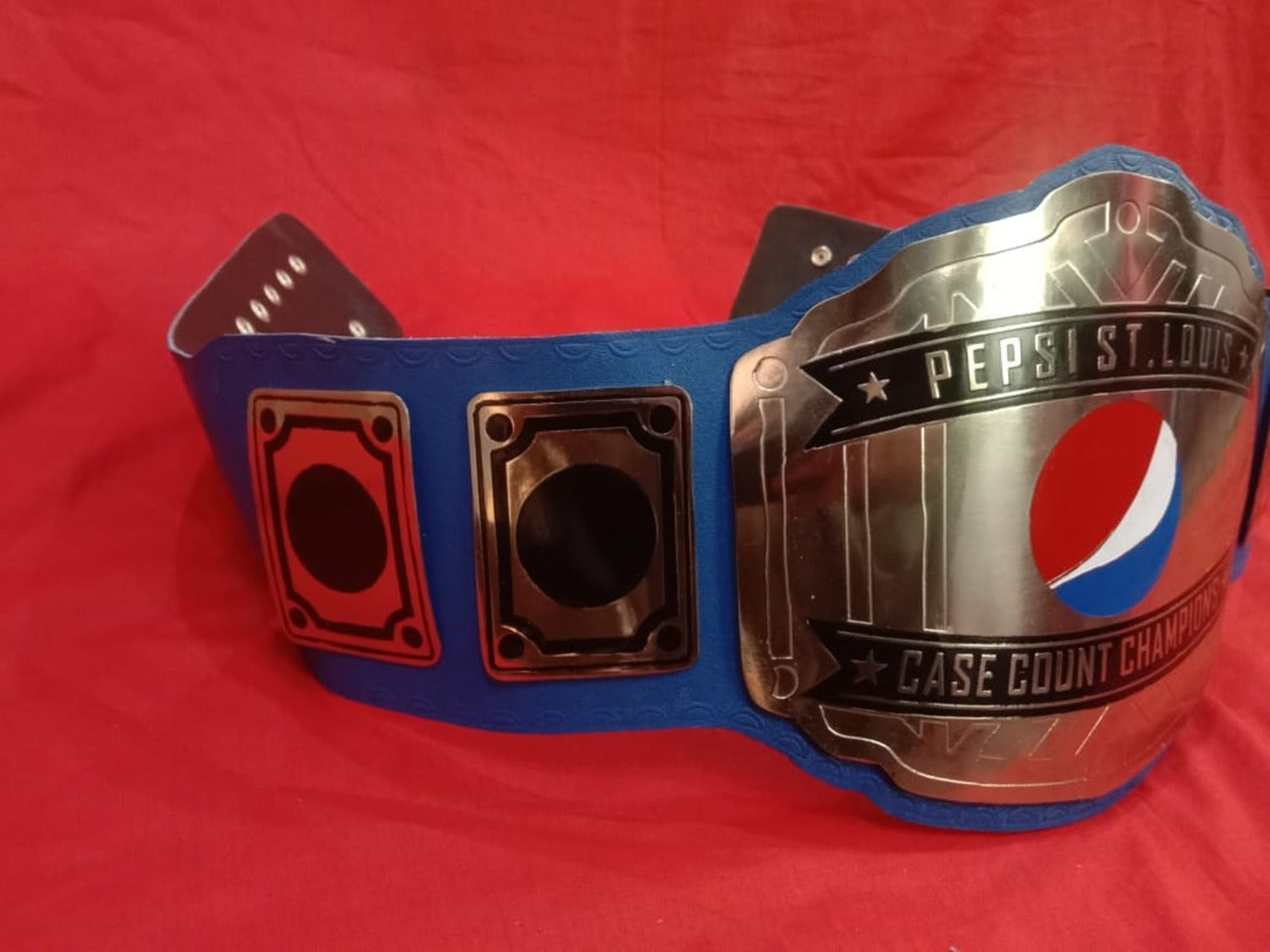 Custom Name and Pepsi Ball Logo Wrestling Championship Belt - Customize Wrestling Belts