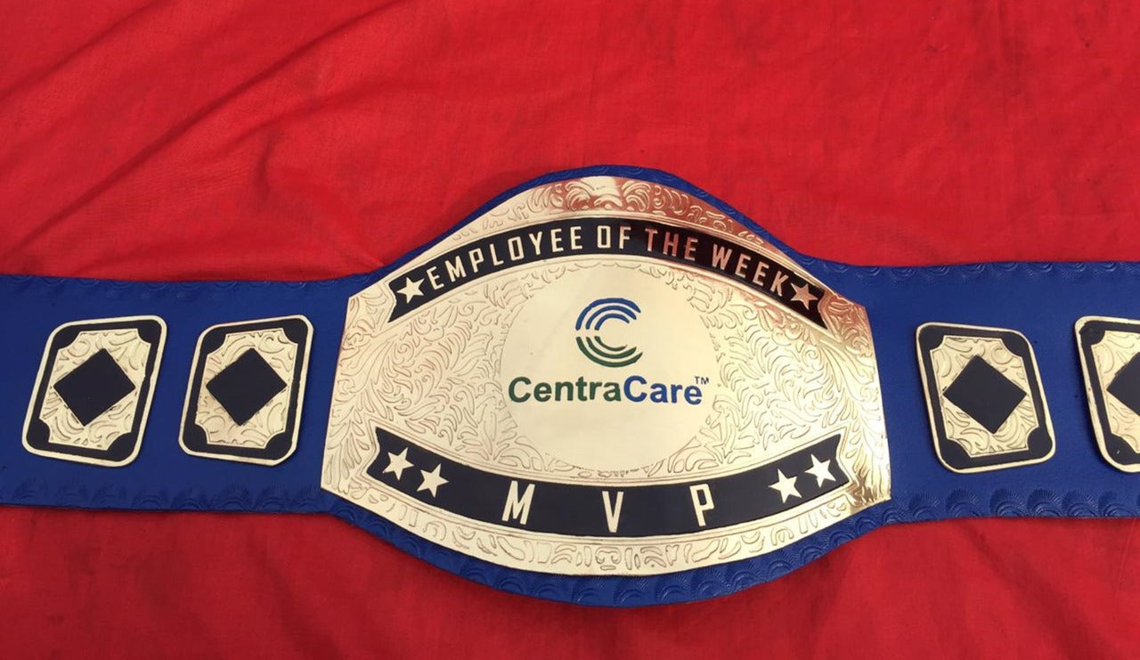 Custom Name Centra Care Logo Wrestling Championship Belt - Customize Wrestling Belts