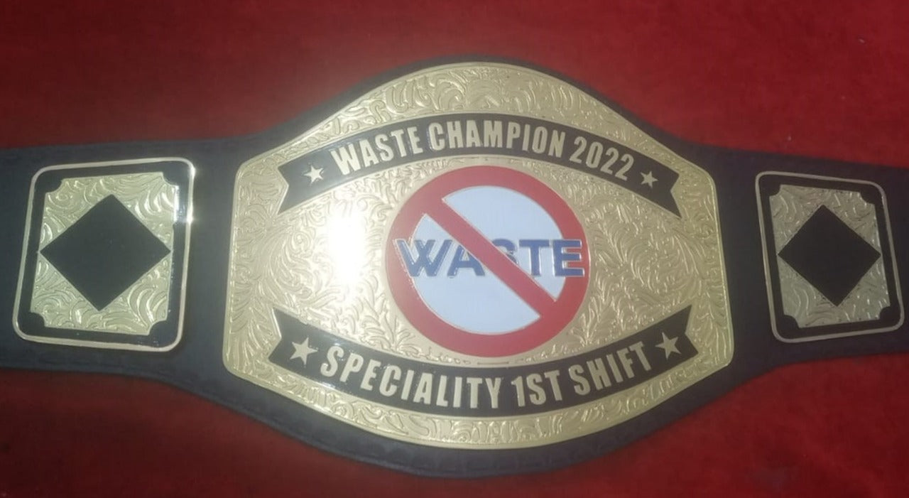Custom Name and No Waste Band Logo Wrestling Championship Belt - Customize Wrestling Belts