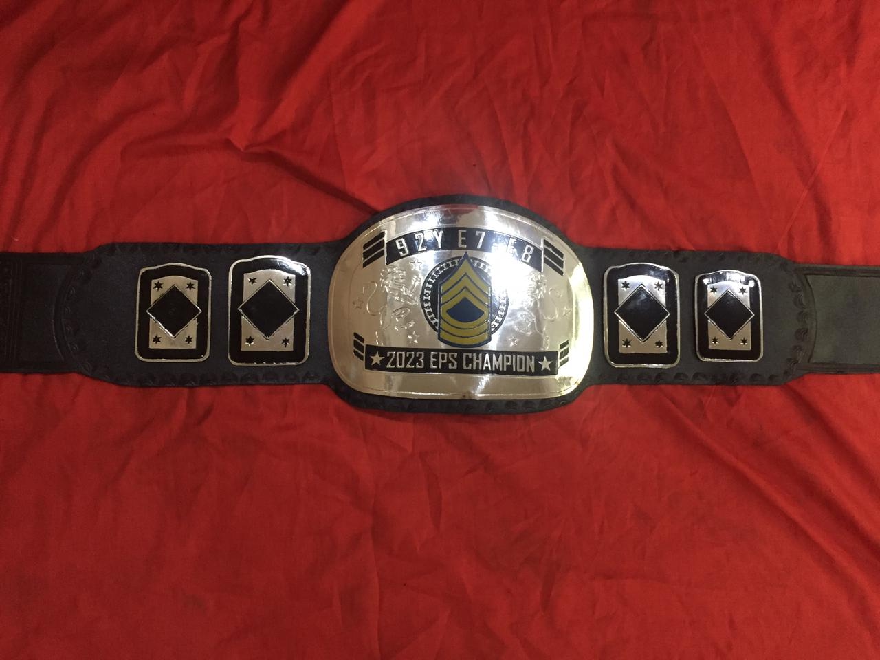 Custom Name and Candle Logo Wrestling Championship Belt - Customize Wrestling Belts