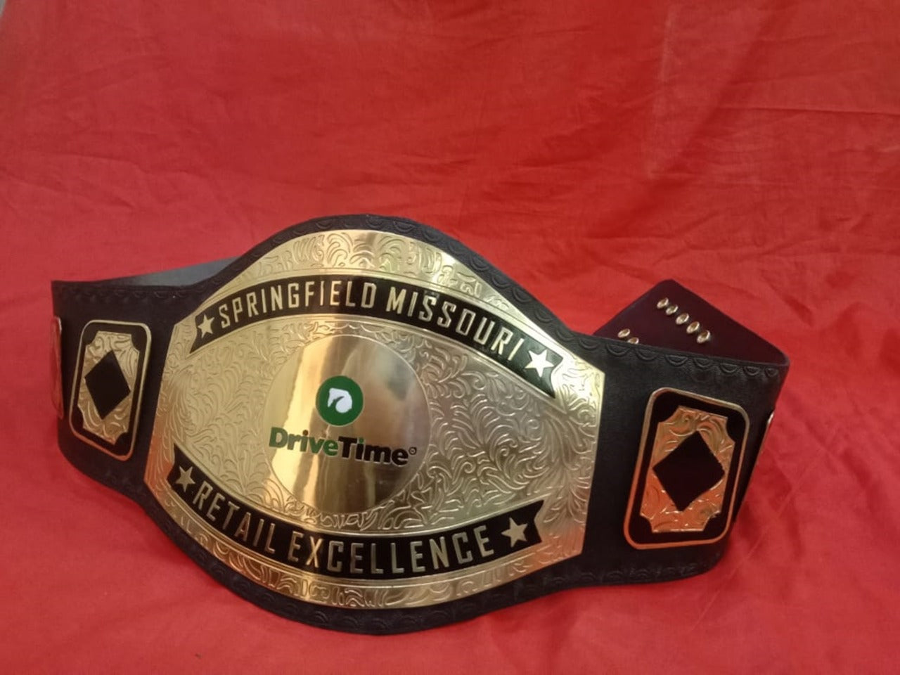 Custom Name and Drive Time Logo Wrestling Championship Belt - Customize Wrestling Belts