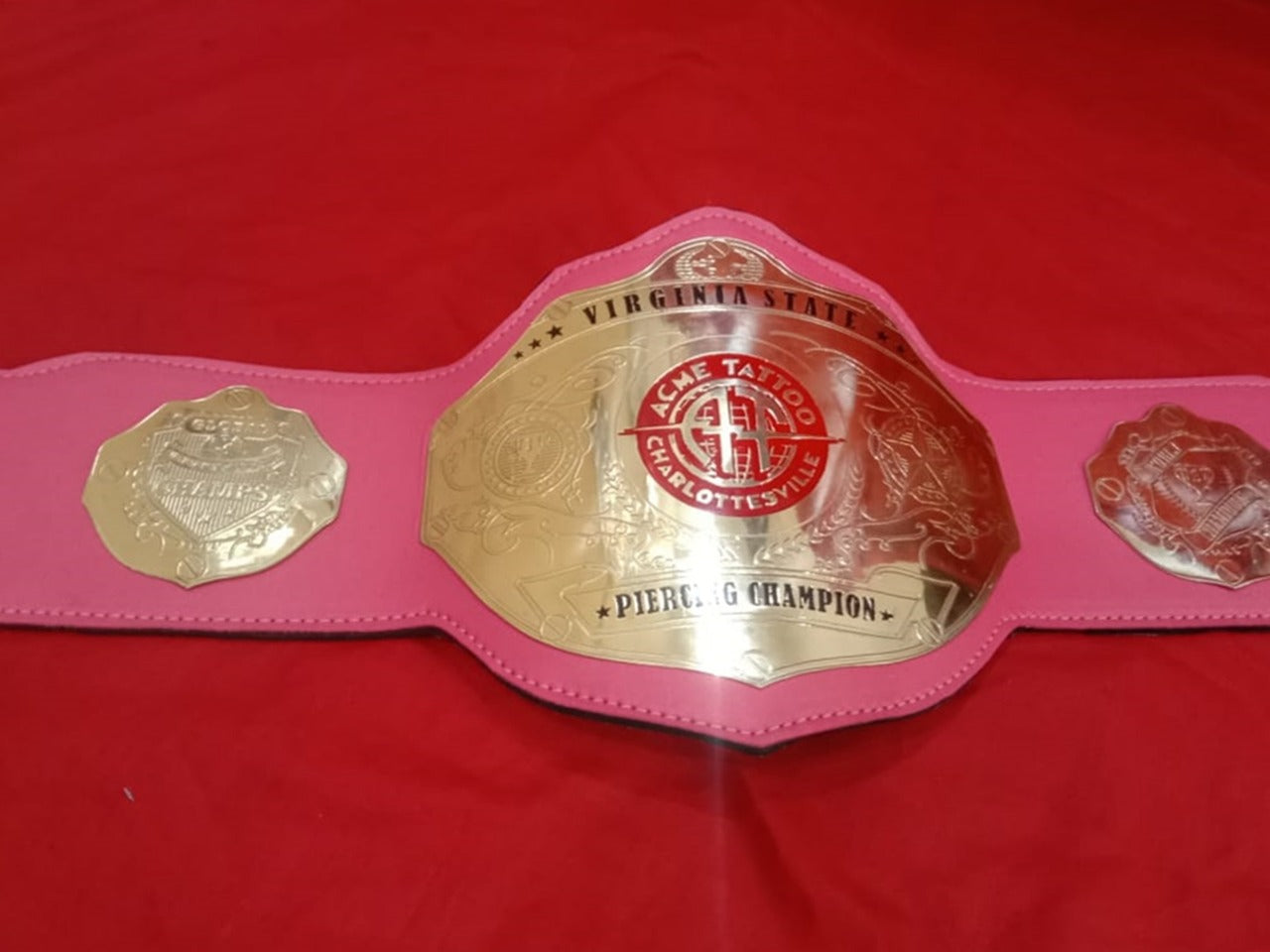 Custom Virginia State Championship Belt - Customize Wrestling Belts