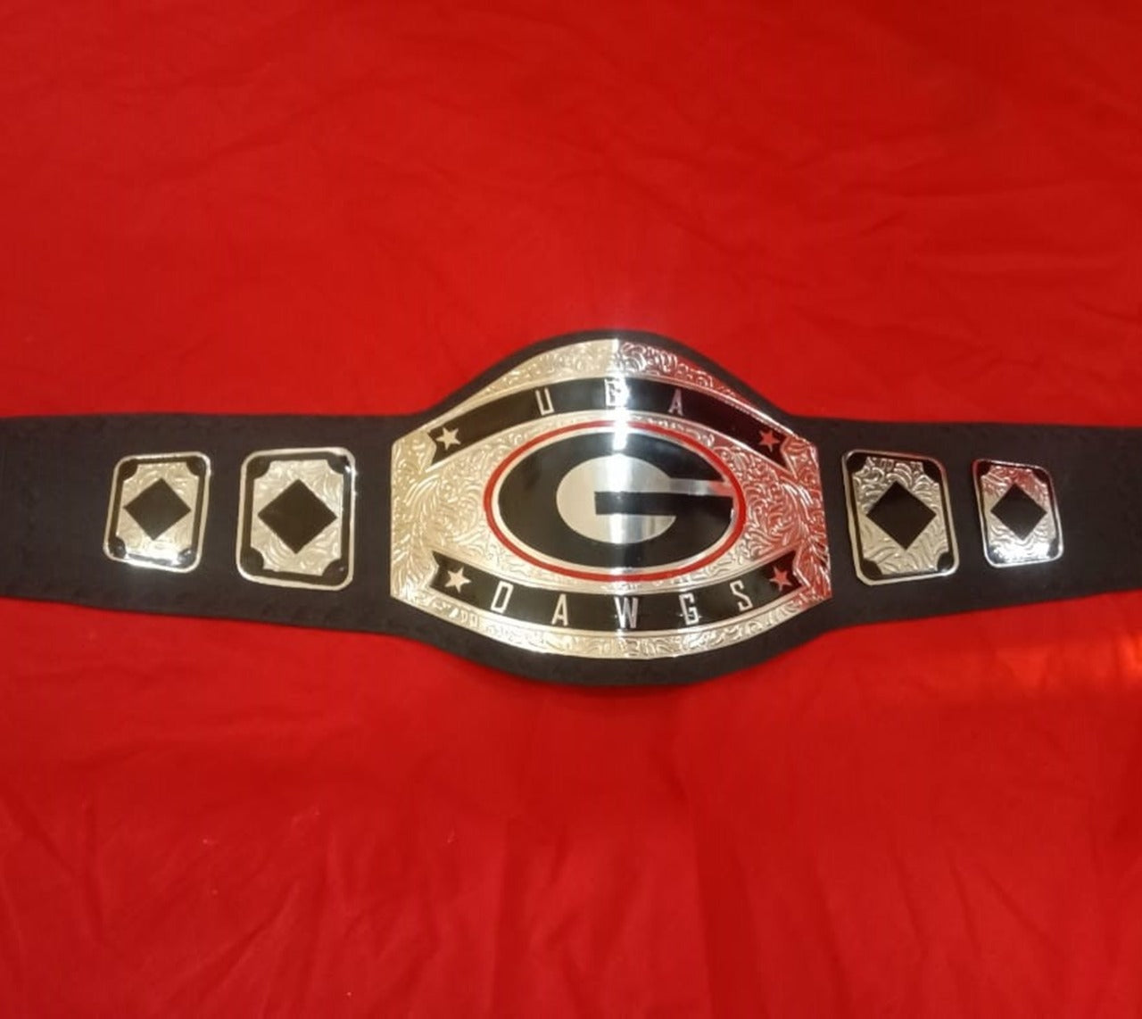 Custom Name and G Logo Wrestling Championship Belt - Customize Wrestling Belts